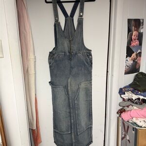 Denim Overall Dress